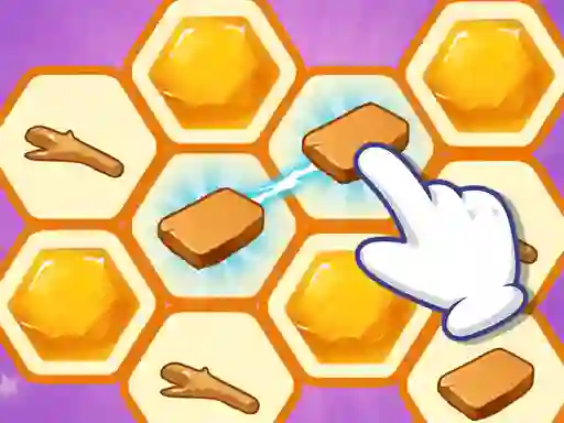 Spel Collect Honey Puzzle online