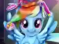 Spel Rainbow pony real haircuts online