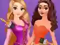 Spel Disney Princesses Rainbow Dresses online
