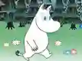 Spel Moomins: reading with adjectives online