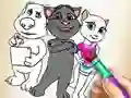 Spel Kitty Coloring Book online
