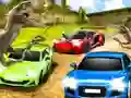 Spel Dino Car Race online