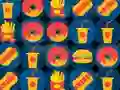 Spel Fast Food Match 3 online