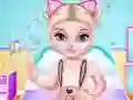 Spel Naughty Baby Elsa's Weekend online