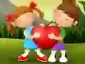 Spel Valentines Bubble Wheel online