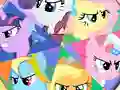 Spel Pony Round Puzzle online