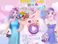 Spel Barbie and Elsa in Candyland online