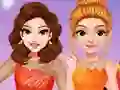 Spel Princesses Ice Skating Dress Up online