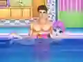 Spel Baby Taylor Learn Swimming online
