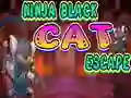 Spel Ninja Black Cat Escape online