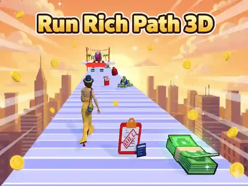 Spel Run Rich Path 3D online
