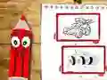 Spel Back To School Cars Coloring Book online
