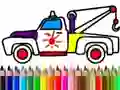 Spel Back To School: Truck Coloring Book online