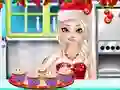 Spel Frozen Christmas Cupcake Maker online
