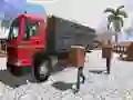 Spel Asian offroad cargo truck driver online