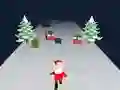 Spel 3D Santa Run online