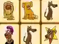 Spel Mahjong dogs online