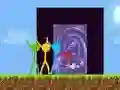 Spel Stickman Parkour Skyland online