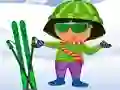 Spel Dora Ski Dress up online