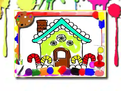 Spel House Coloring Book online