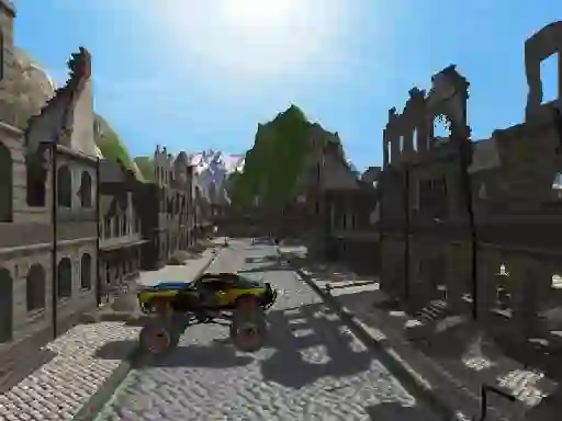 Spel Destroyed City Drive online