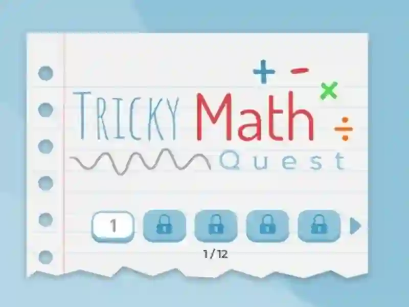 Spel Tricky Math Quest online