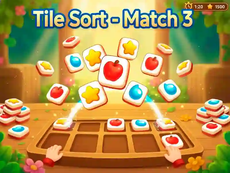 Spel Tile Sort - Match 3 online