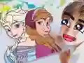 Spel Coloring Book: Frozen online