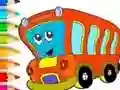 Spel Coloring Book: Bus online