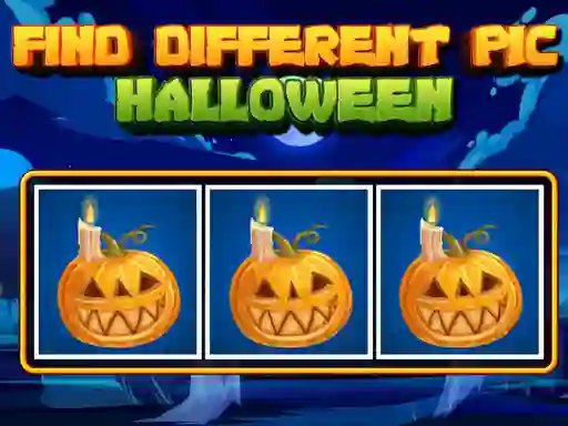 Spel Find Different Pic Halloween online