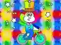 Spel Coloring Book: Monkey Rides Unicycle online