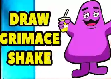 Spel Grimace Shake: Draw and Erase online