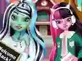 Spel Monster Girls Back To School online