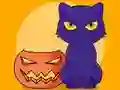 Spel Coloring Book: Halloween Cat online