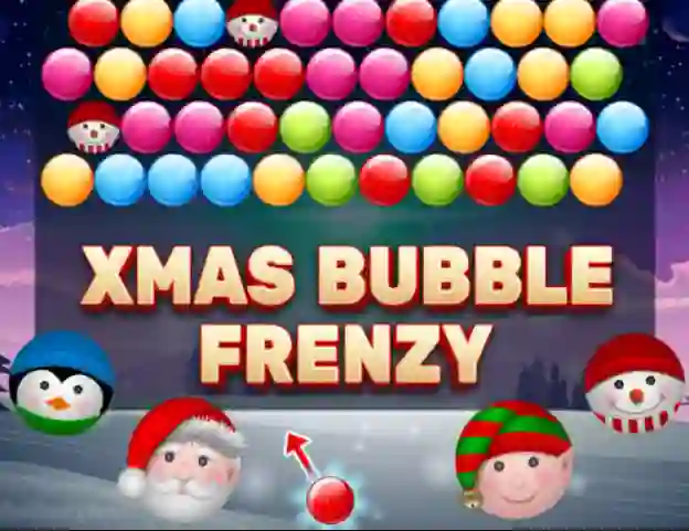 Spel Xmas Bubble Frenzy online