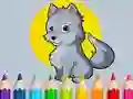 Spel Coloring Book: Wolf online