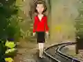 Spel Girl Escape From Railway Track online