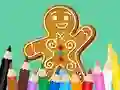 Spel Coloring Book: Gingerbreads online