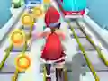 Spel Subway Santa Princess Runner online