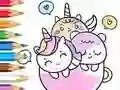 Spel Coloring Book: A Cup Of Unicorn online