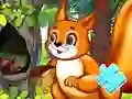 Spel Jigsaw Puzzle: Squirrel Hide Food online