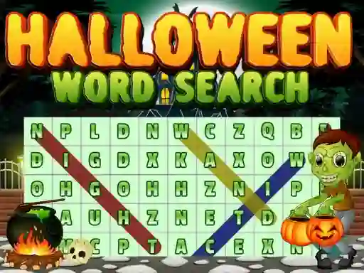 Spel Halloween Words Search online