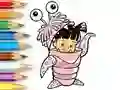 Spel Coloring Book: Monster Costume Girl online