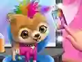 Spel  Rock Star Animal Hair Salon online