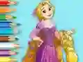 Spel Coloring Book: Princess Rapunzel online