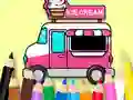 Spel Coloring Book: Ice Cream Car online
