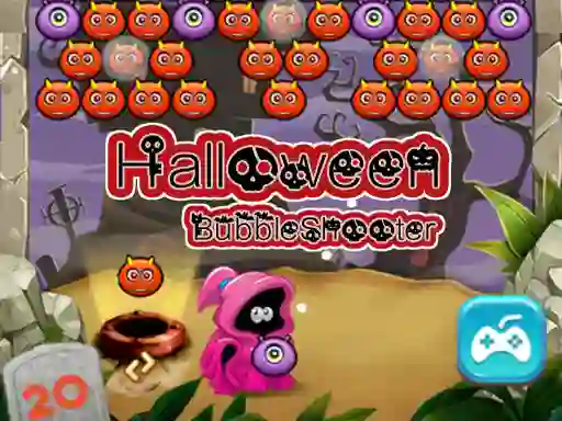 Spel Halloween Bubble Shooter online