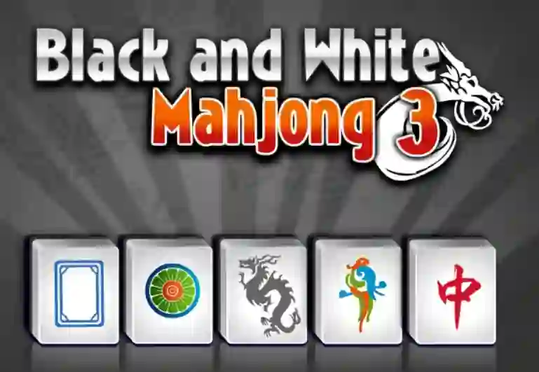 Spel Black and White Mahjong 3 online