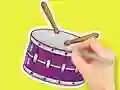 Spel Coloring Book: Star Drum online