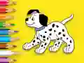 Spel Coloring Book: Cute Spotted Dog online
